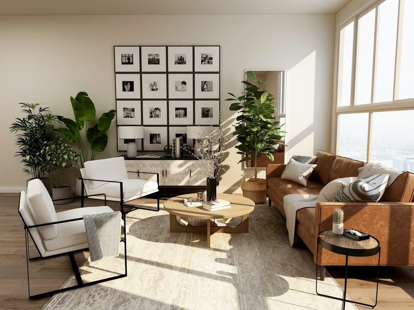 Intérieur d’un bien illustrant une annonce immobilière